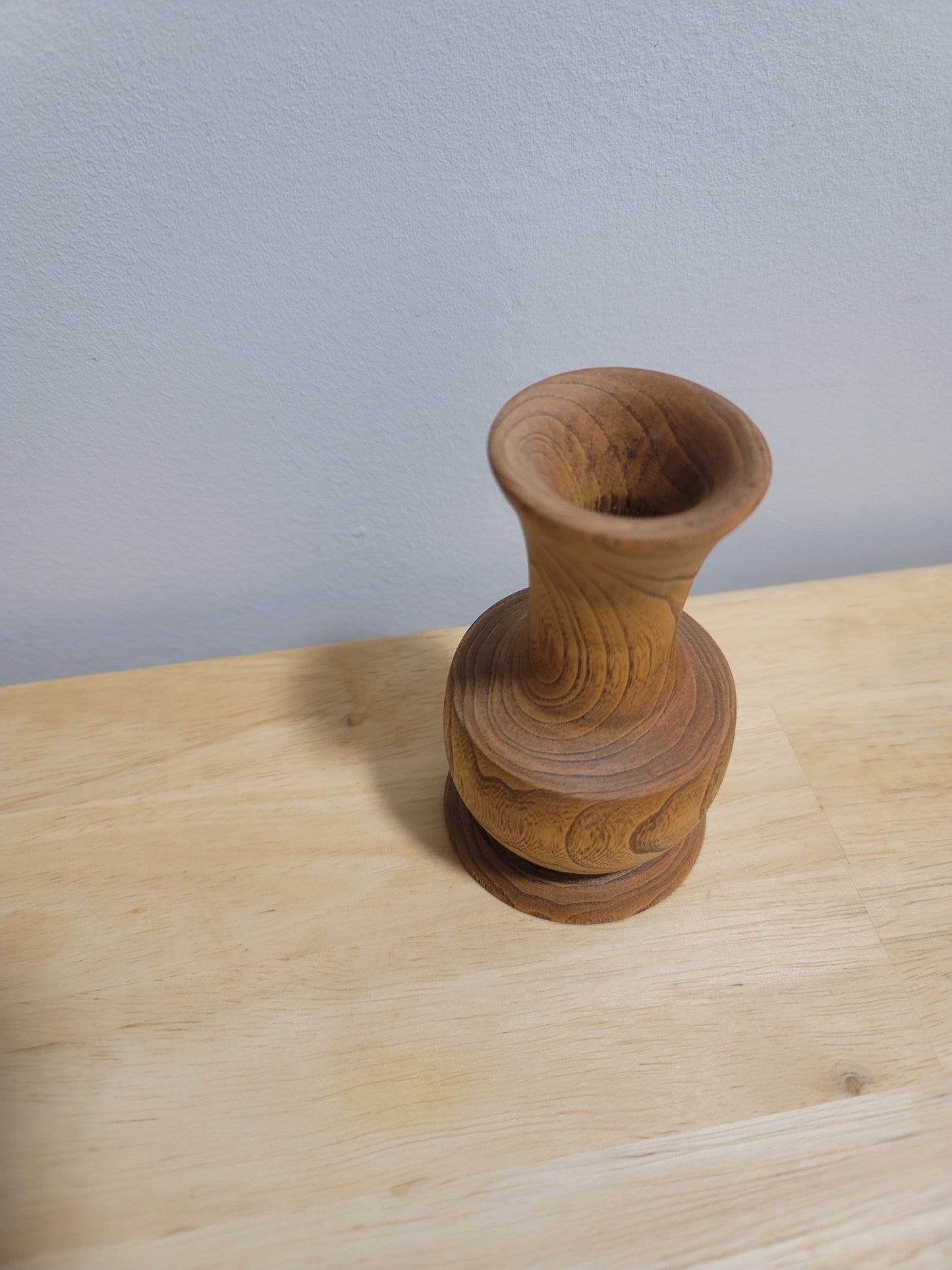 Hand Turned Wood Vase