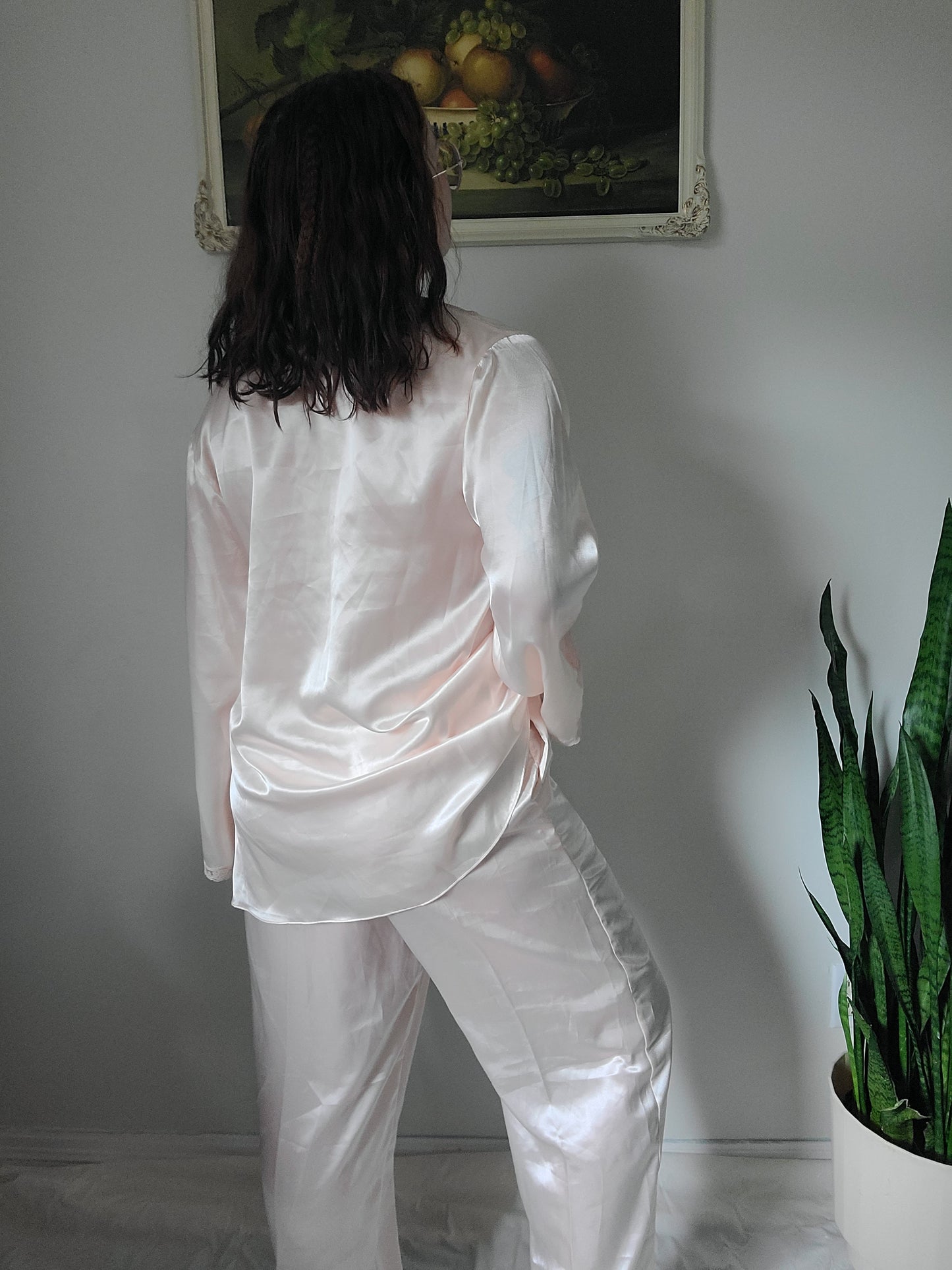 Vintage Eatons Satin Pajama Set