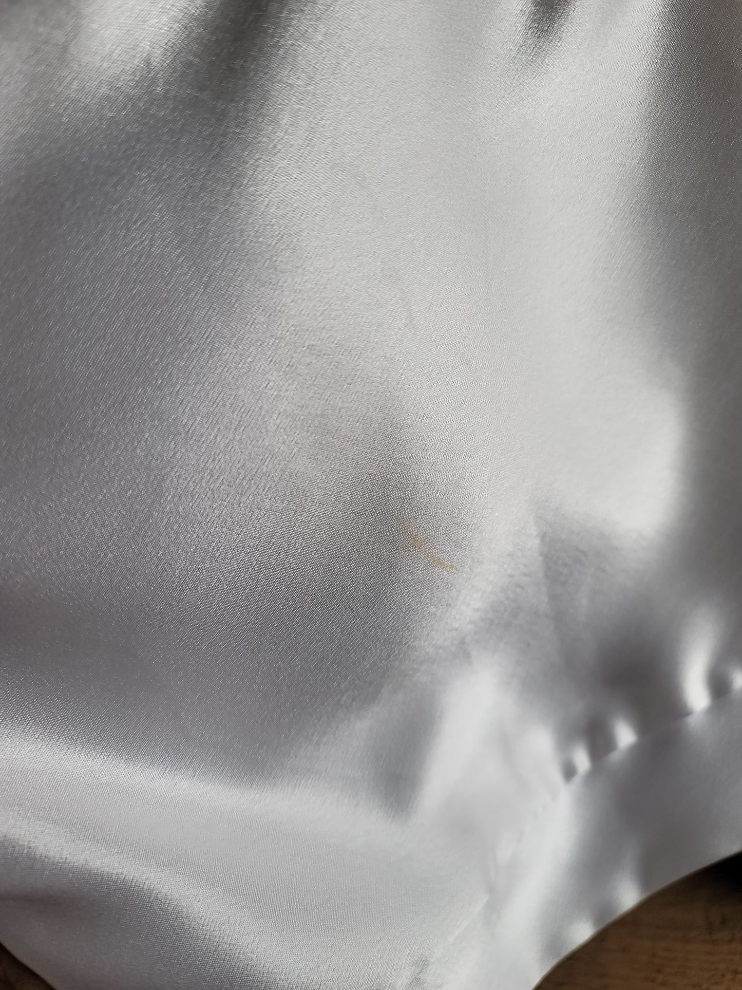 Vintage White Satin robe