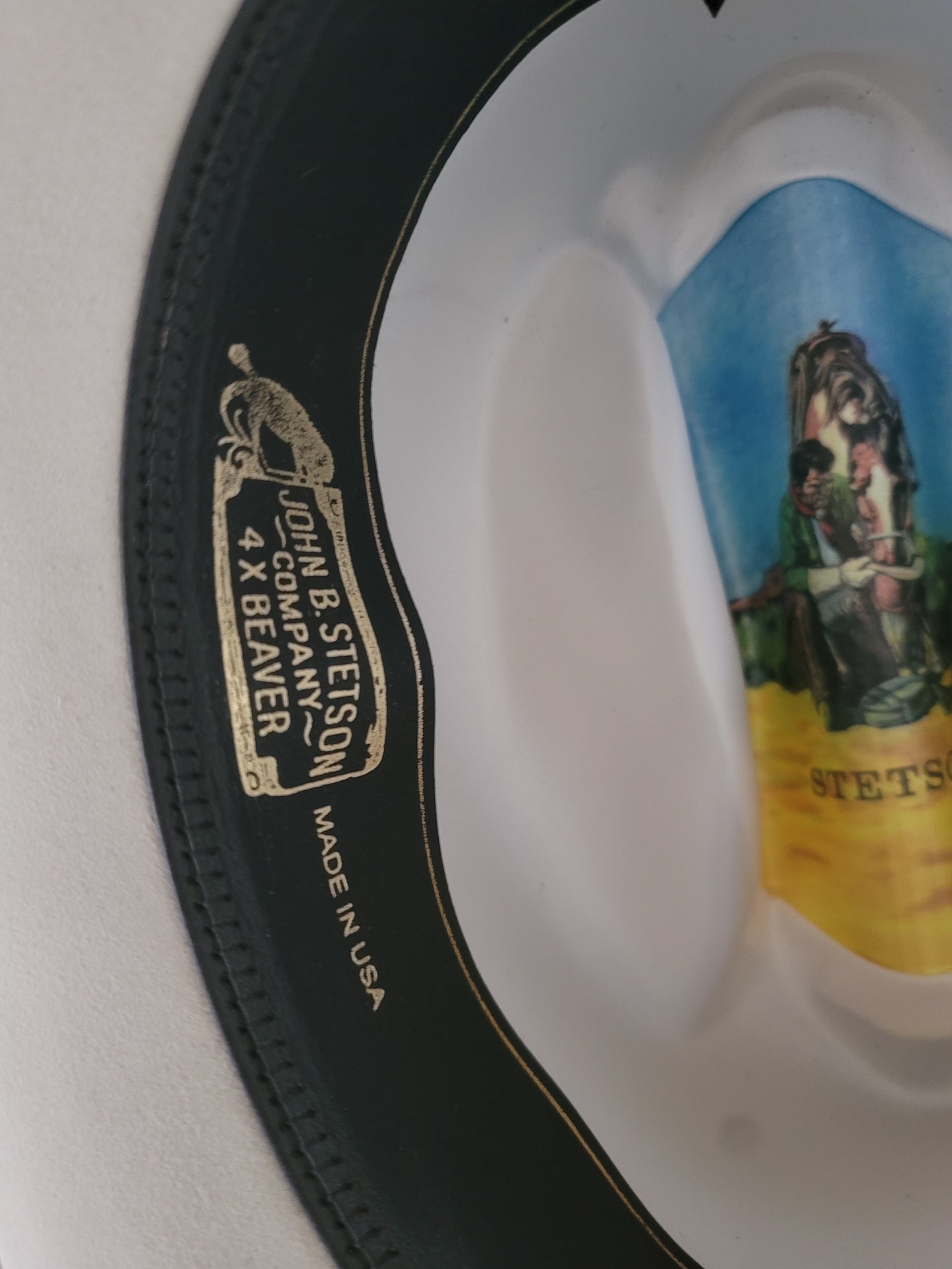 Vintage Stetson 4X Beaver Cowboy Hat