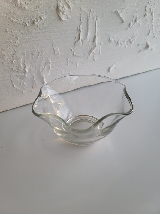 Scalloped Glass Bowl