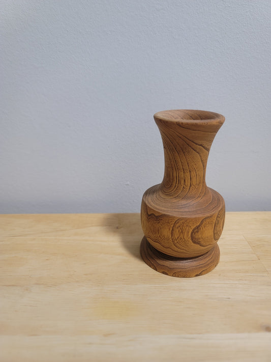 Hand Turned Wood Vase