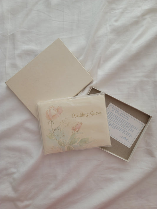 Vintage Wedding Guest Book