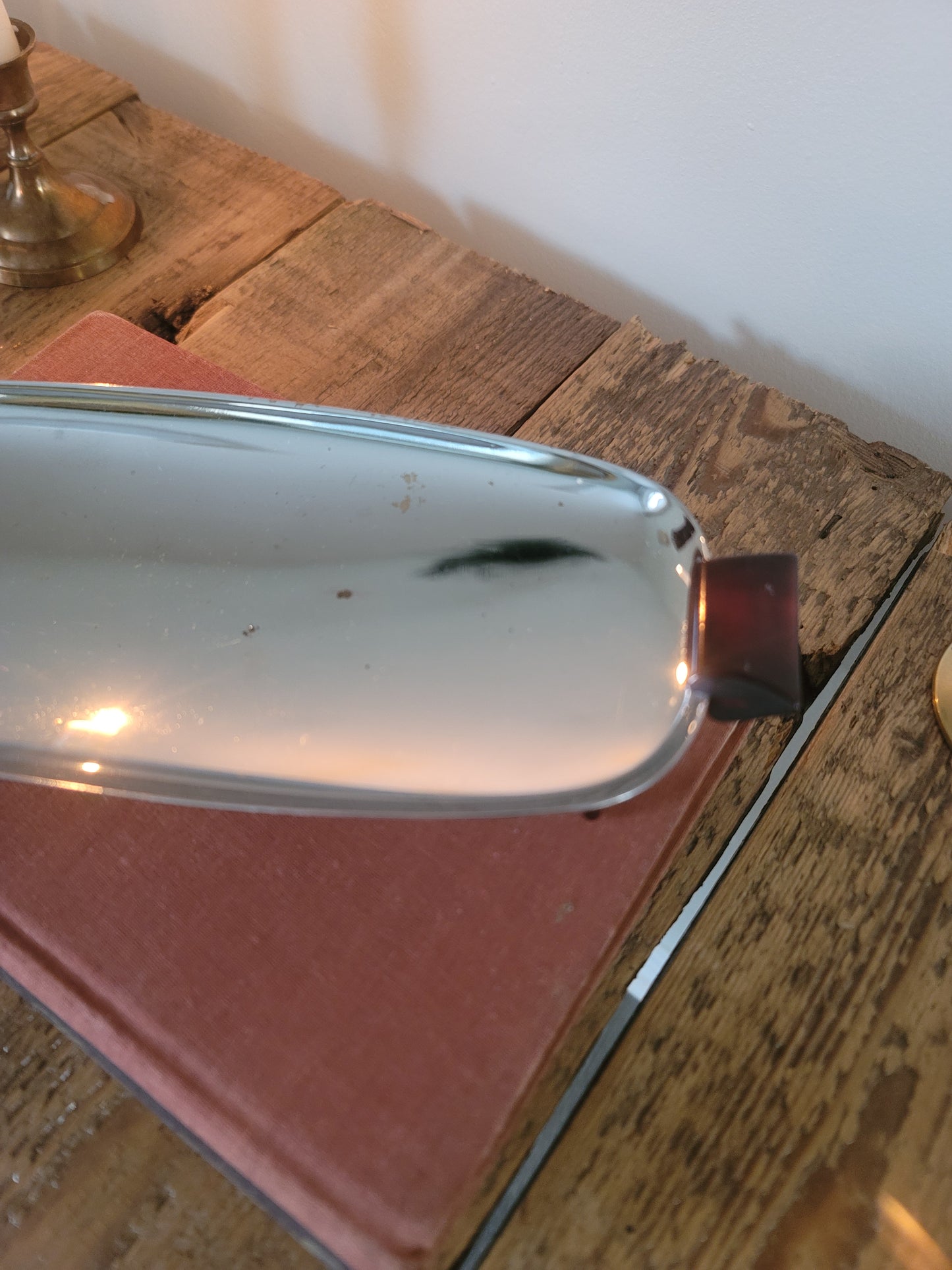 Midcentury Modern Silver Tray