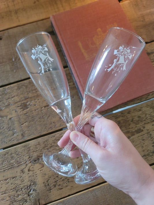 Wedding Champagne Toasting Glasses