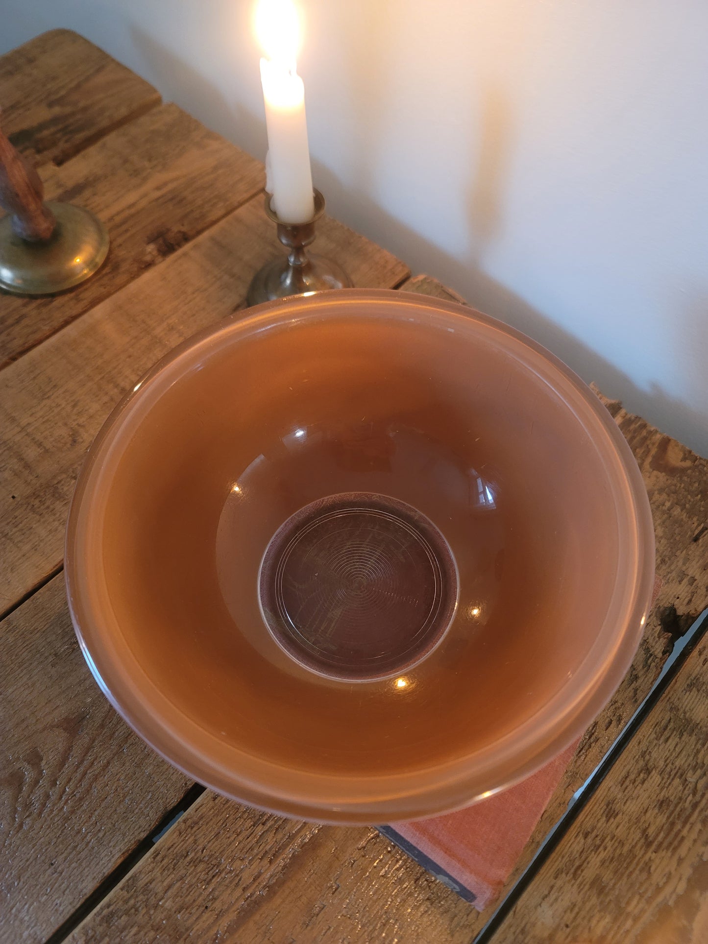 Pink Peach Pyrex Bowl #323