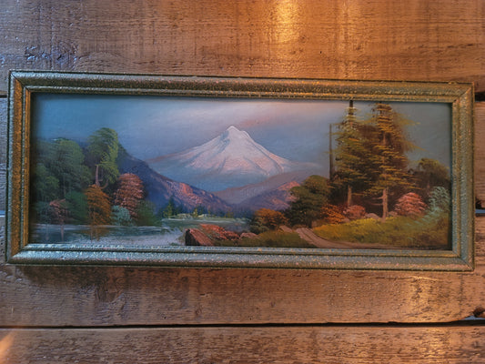 Mount Hood Original Vintage Painting