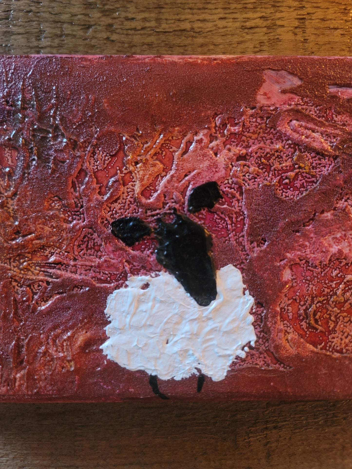 "Sheepish" Original Art Canvas