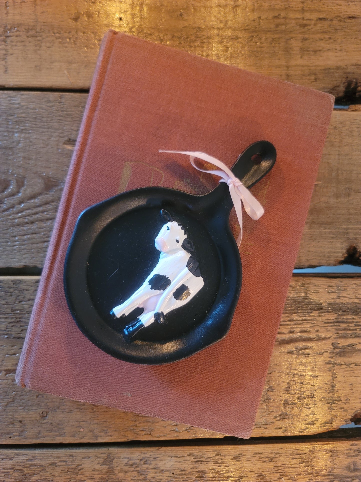 Mini Hanging Cow Art