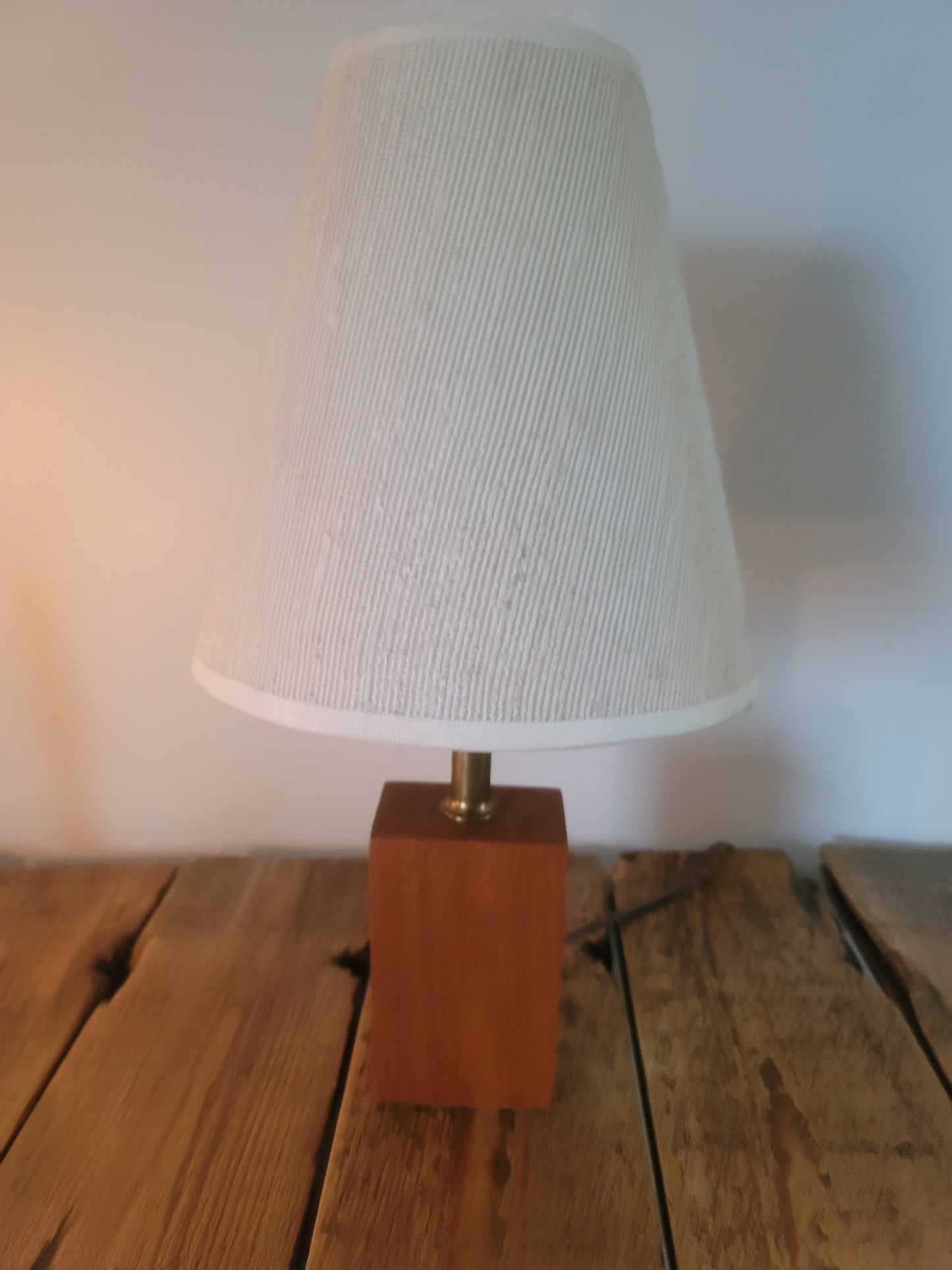 Mini Teak Lamp