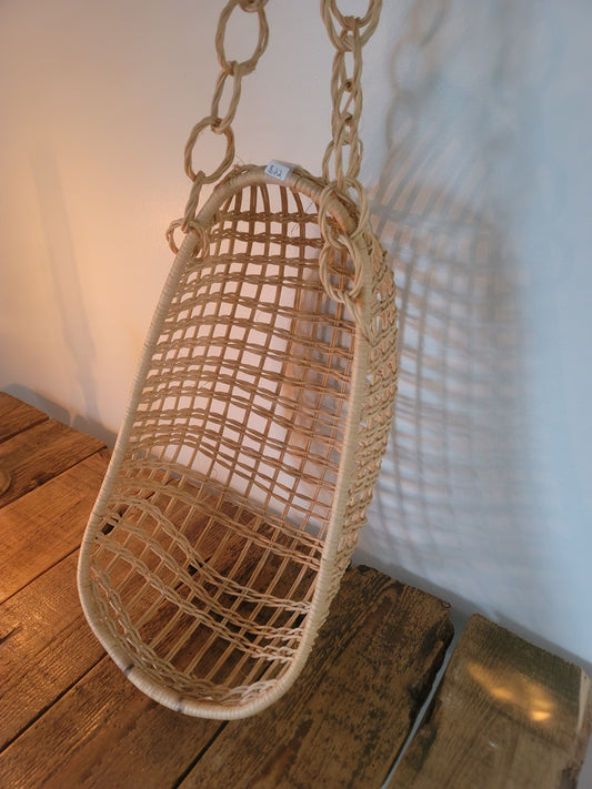 Wicker Hanging Doll Chair