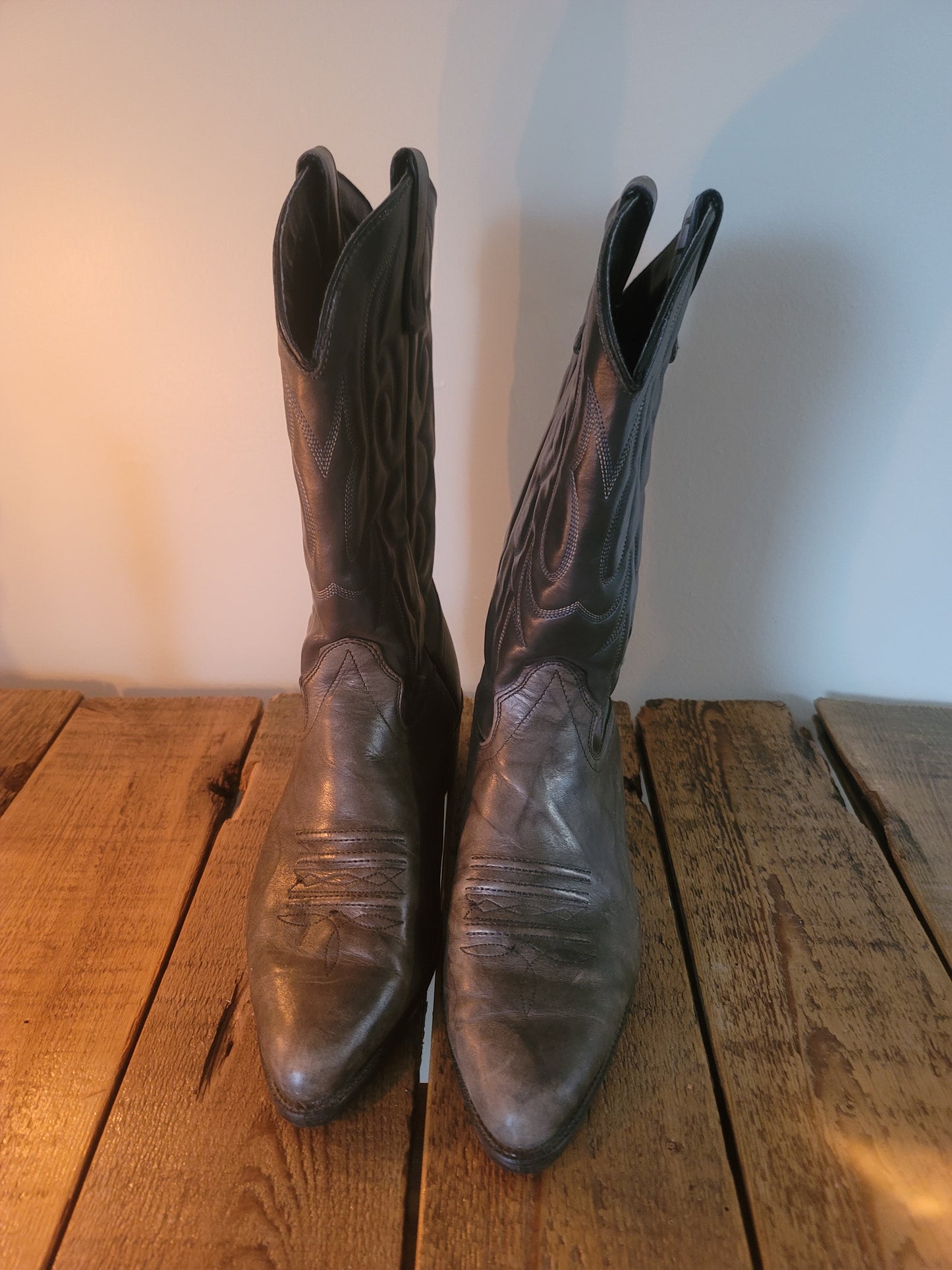 Leather Cowboy Boots