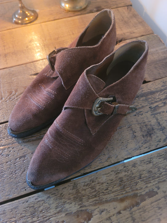 Vintage Suede Loafers