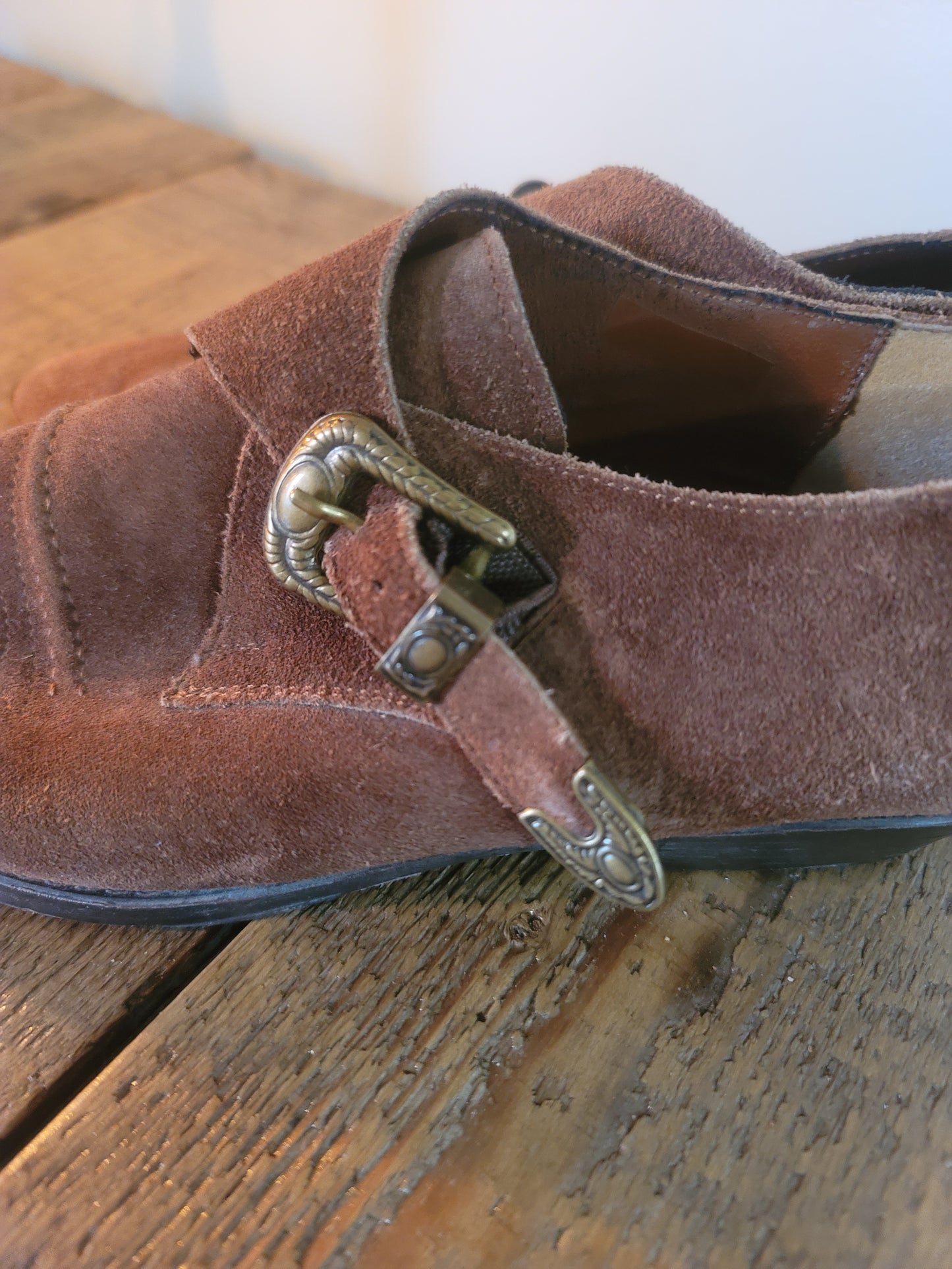 Vintage Suede Loafers