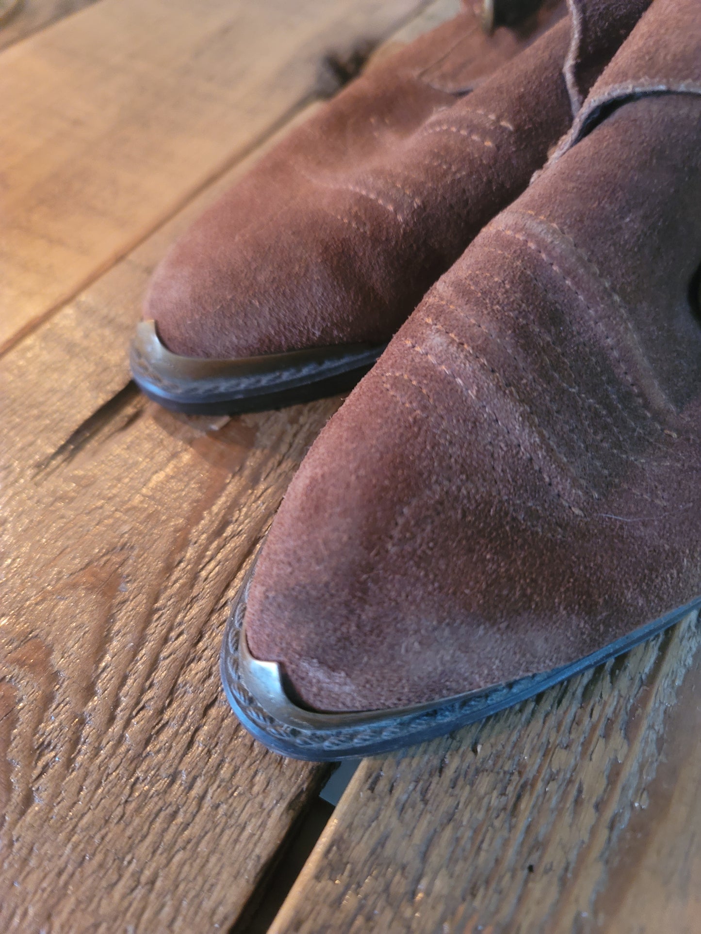 Vintage Suede Loafers