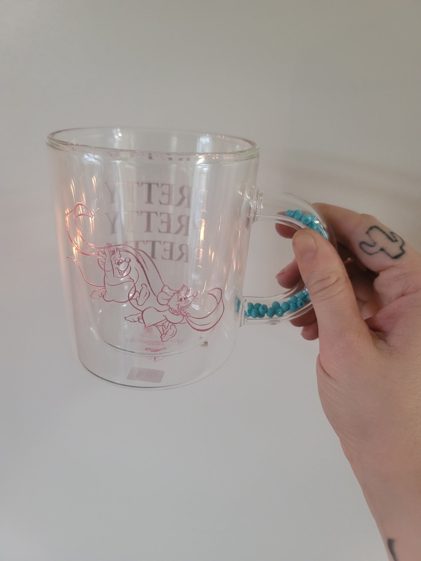 Disney Cinderella Glass coffee mug