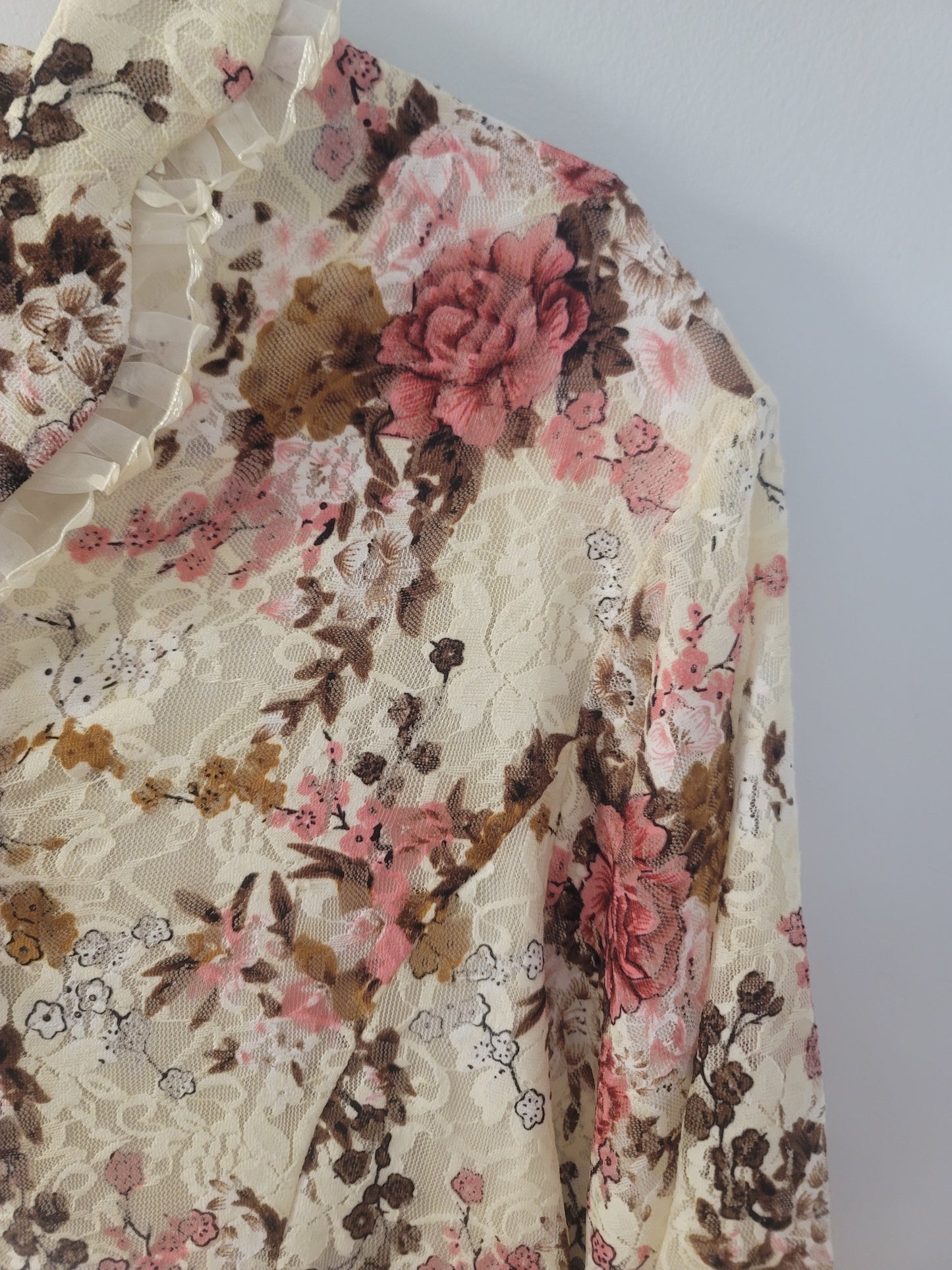 Vintage Floral Blouse