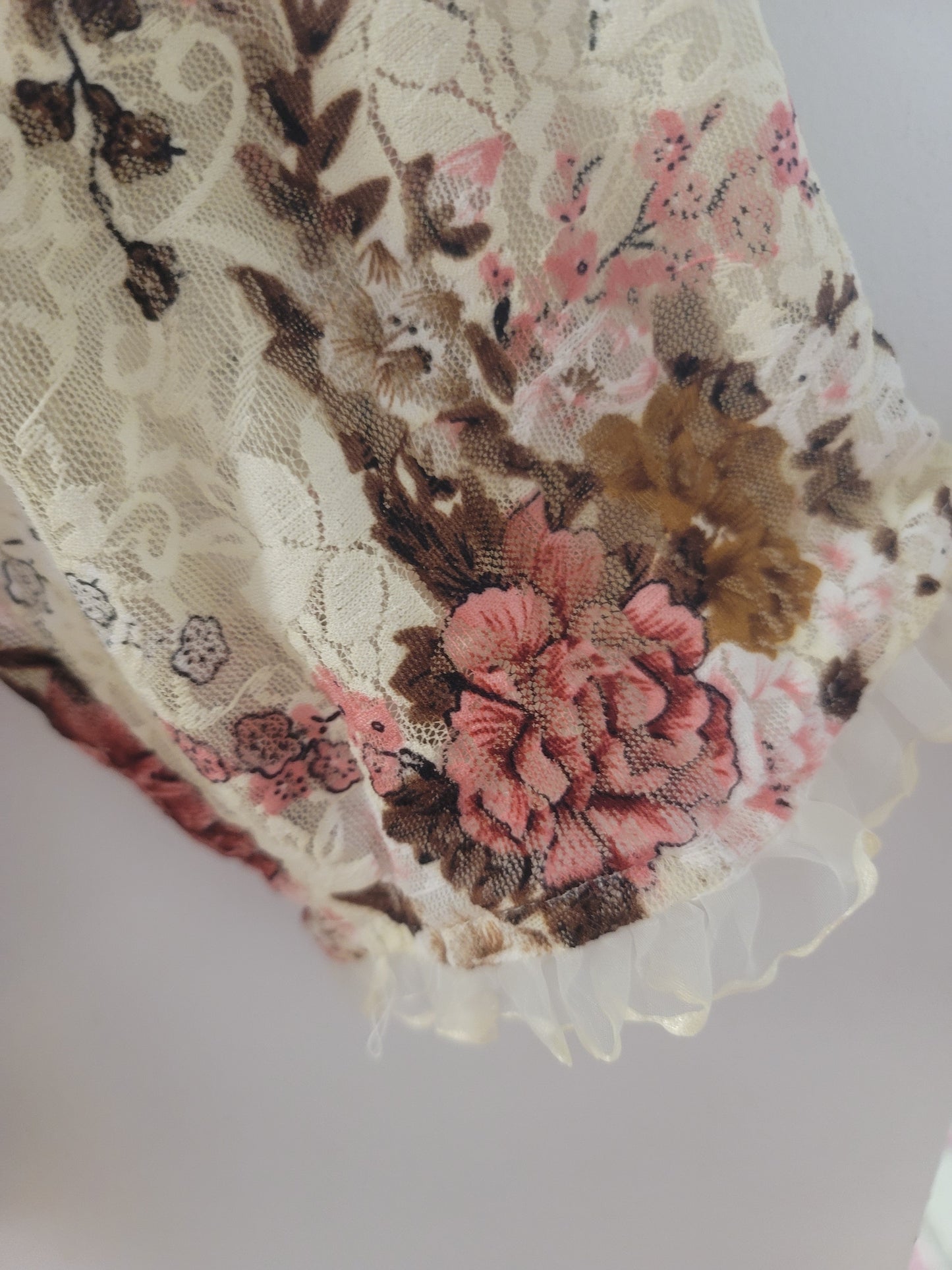 Vintage Floral Blouse