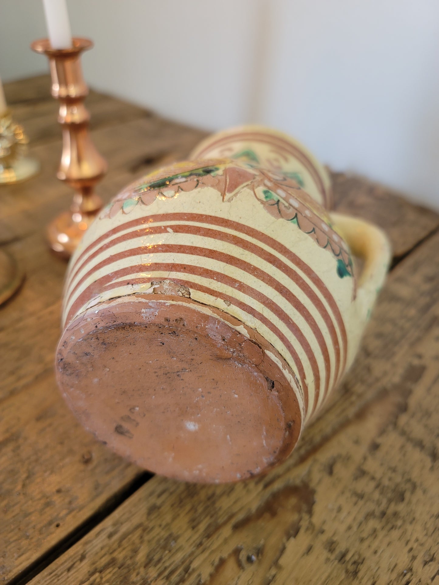 Primitive Clay Pitcher