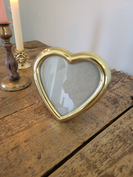 Heart Shaped Brass Frame