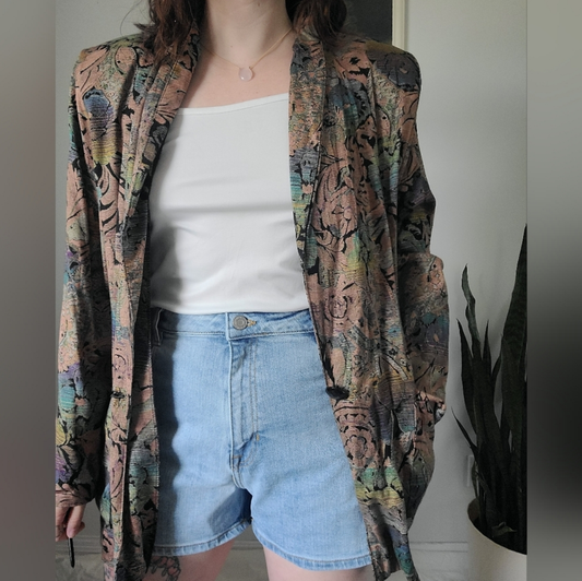 Vintage 80s Blazer with Shoulder Pads