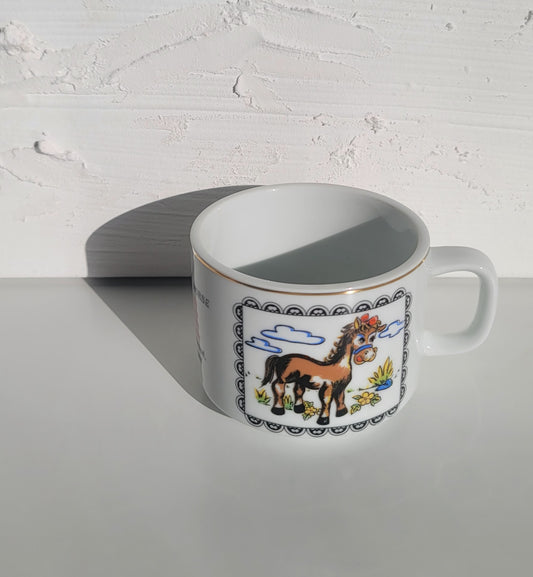 Year of the Horse vintage mug