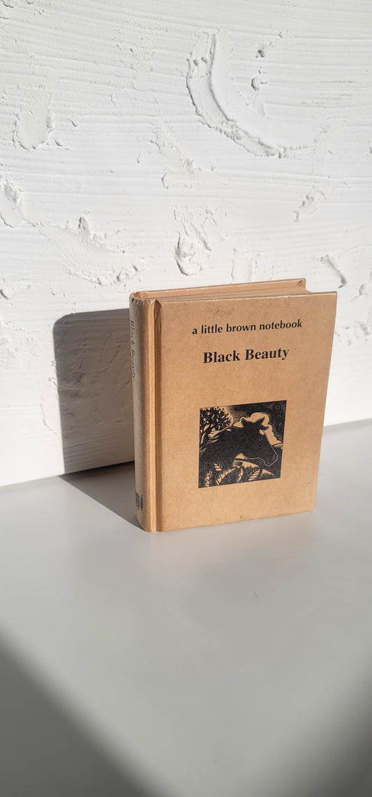 Black Beauty Little Brown Notebook Hardcover